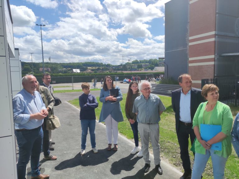 Visite des nouveaux équipements du collège Jacques Prévert Watten