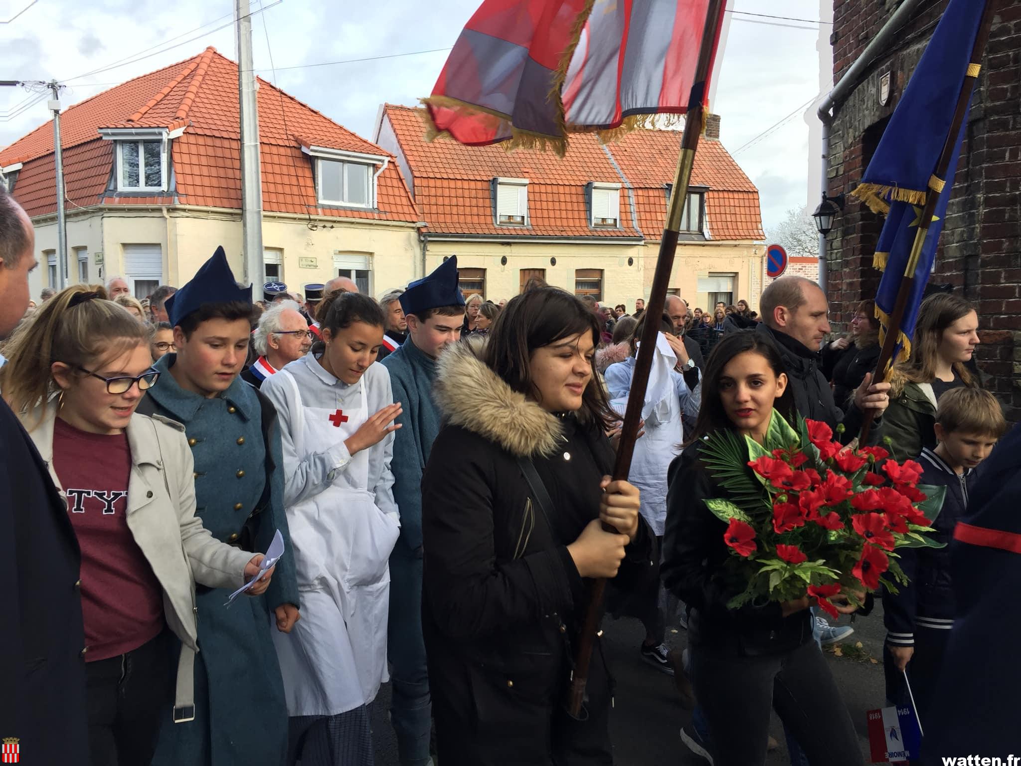 Cérémonie du 11 novembre 2018: les jeunes nombreux pour commémorer