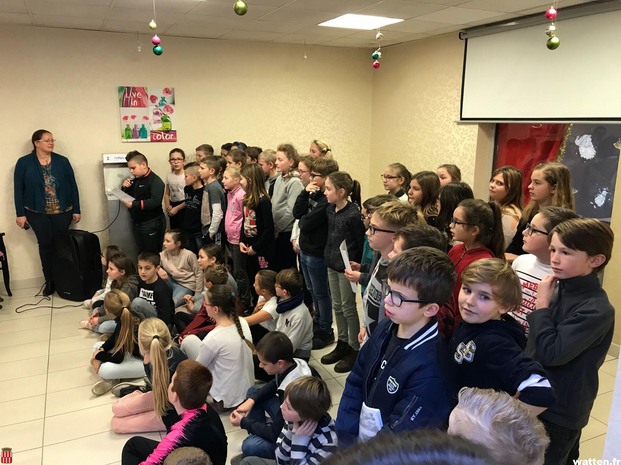 Visite de l’école Fortry à l’EHPAD de Watten