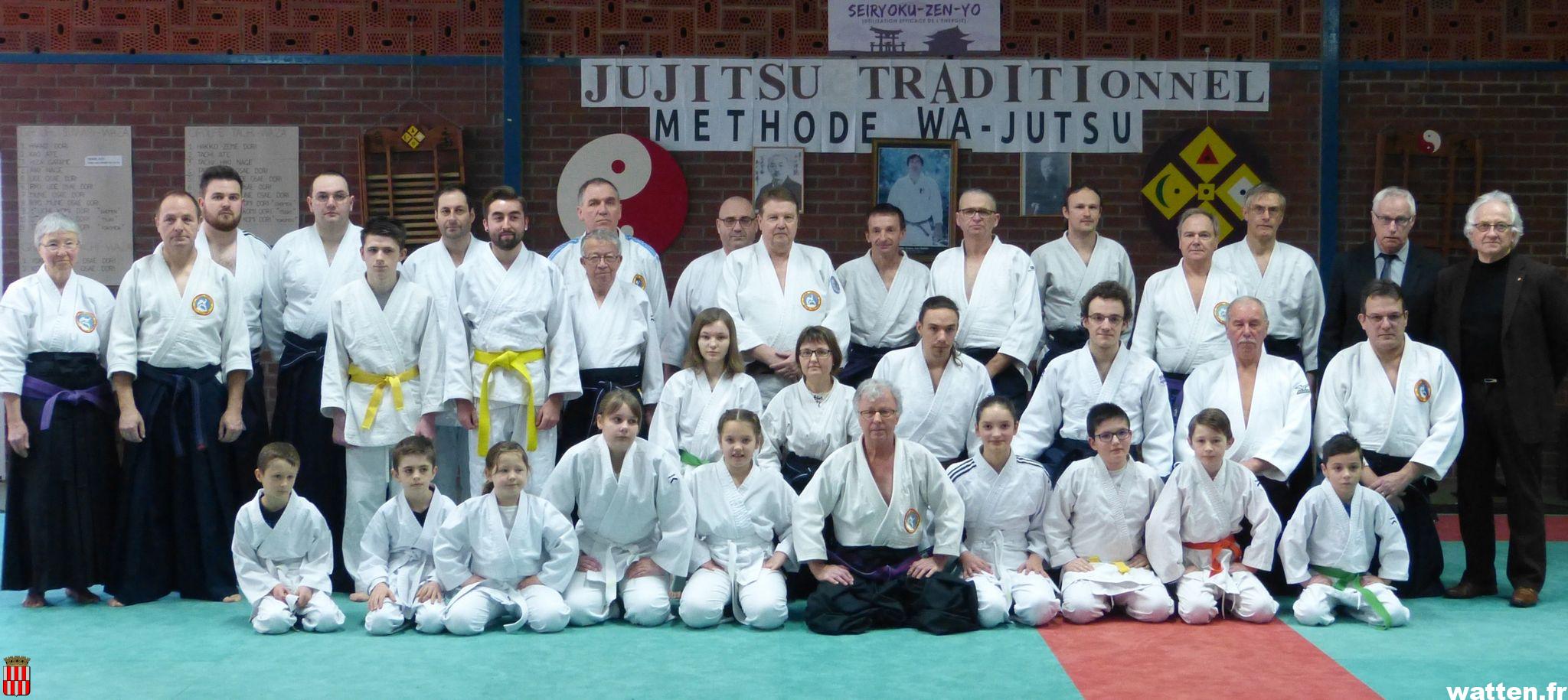 Le club de jujitsu à l’heure des vœux 2019