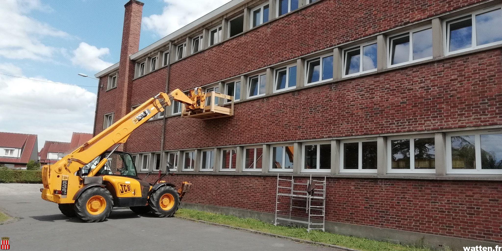 De nouvelles fenêtres à l’école Fortry