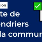 Vente de calendriers sur la commune