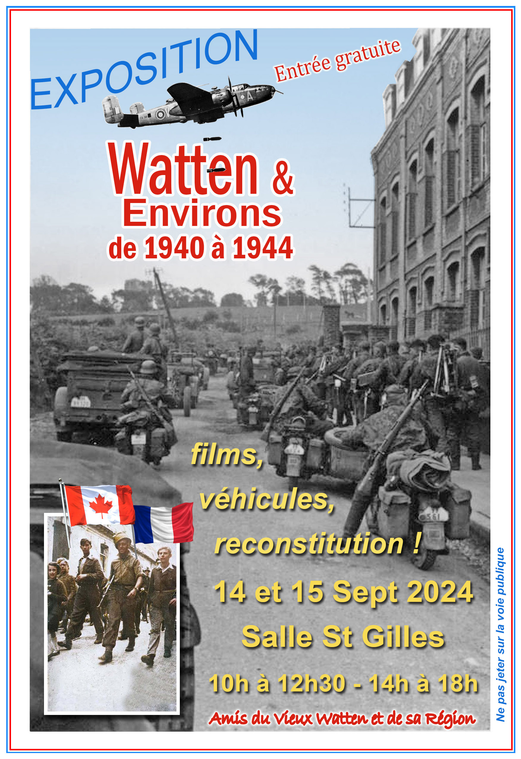 Watten et environs: exposition « L’invasion allemande de mai 1940 à la libération de septembre 1944 »