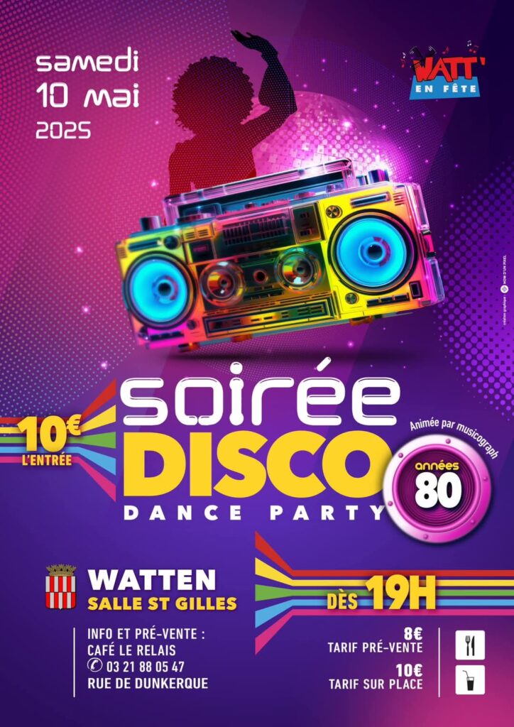 Soirée dansante disco