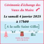 Cérémonie d’échange des voeux du maire de Watten 2025