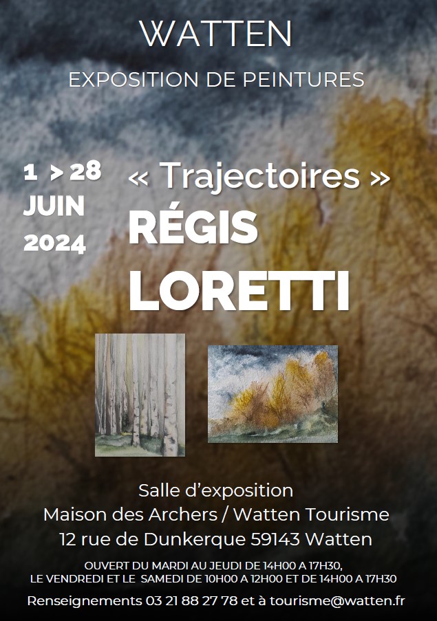 Exposition de peintures de Régis Loretti