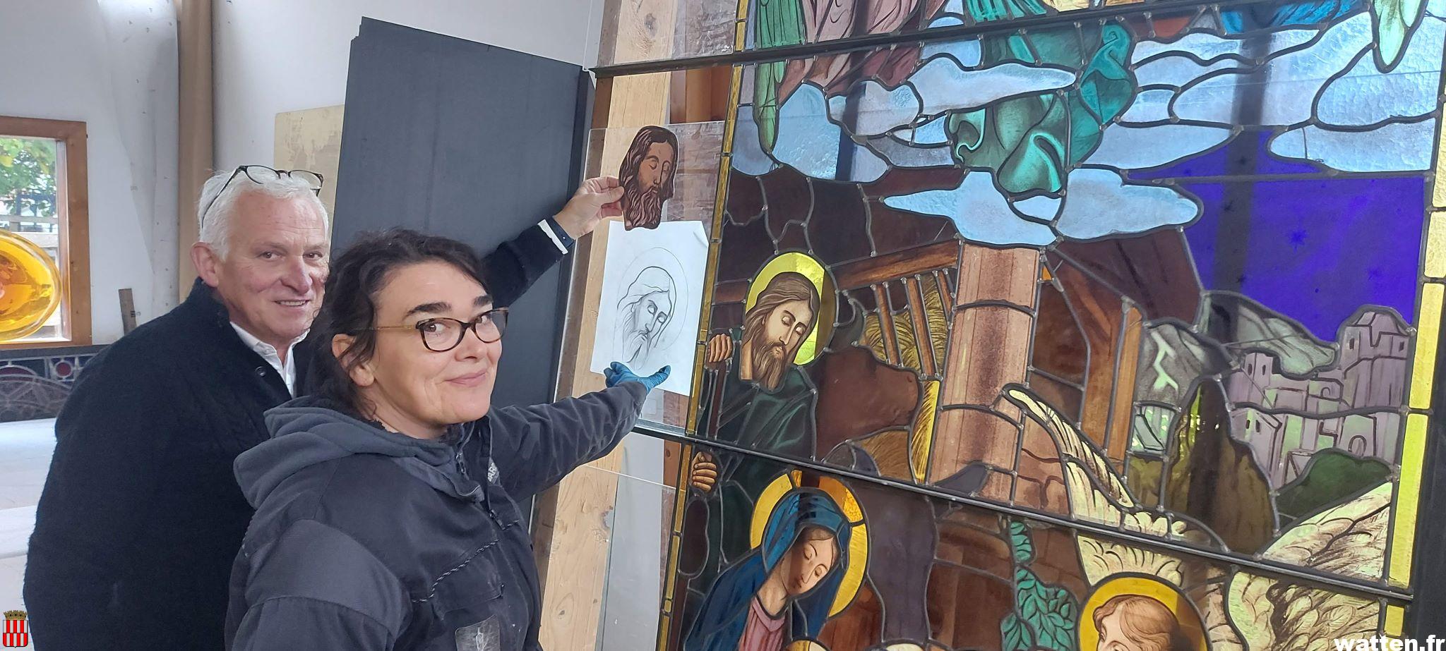 Une renaissance pour le vitrail de la Nativité