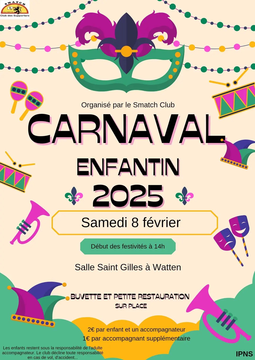 Carnaval enfantin du Smatch Club