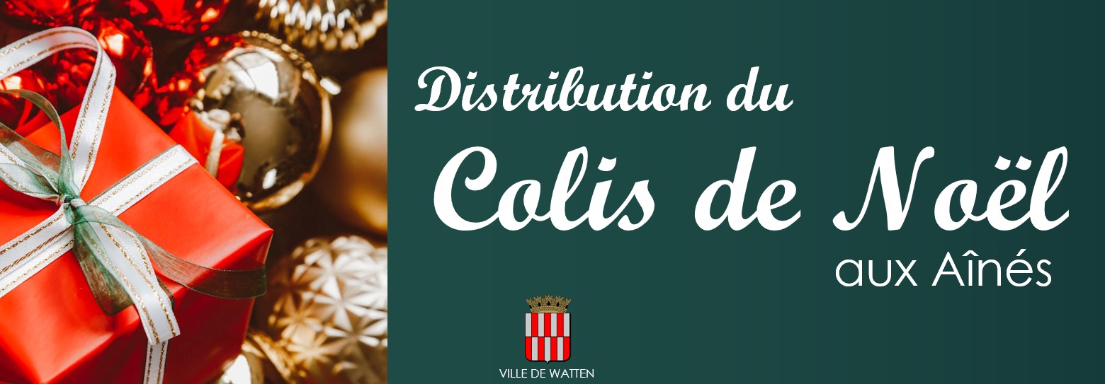 Distribution du colis de Noël aux aînés par le CCAS