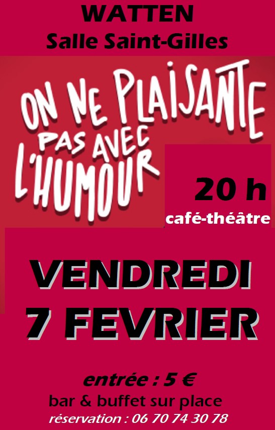 Café-théâtre On ne plaisante pas avec l’humour