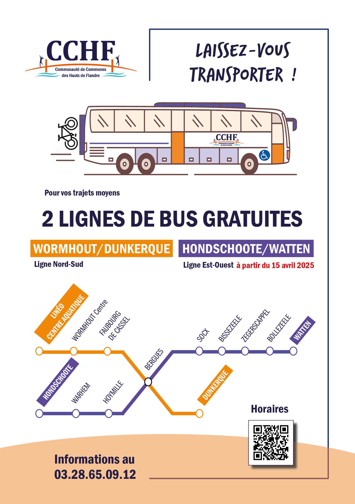 Lignes de bus gratuites (CCHF)