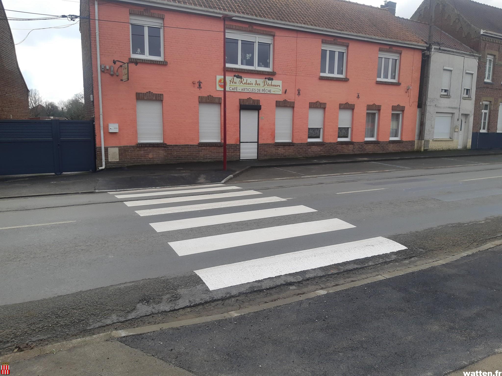 Un nouveau passage piéton rue de la Gare